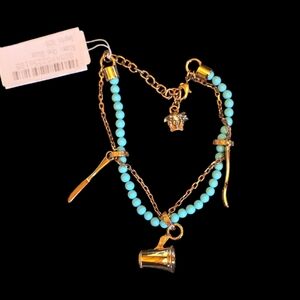 NWT Versace Medusa Cutlery Bracelet